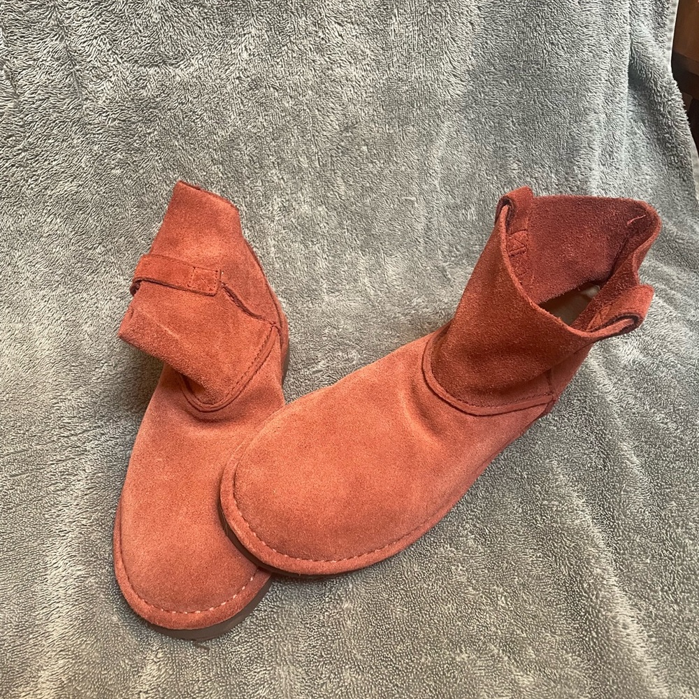 UGG maroon Ankle Boots Soft Suede Style